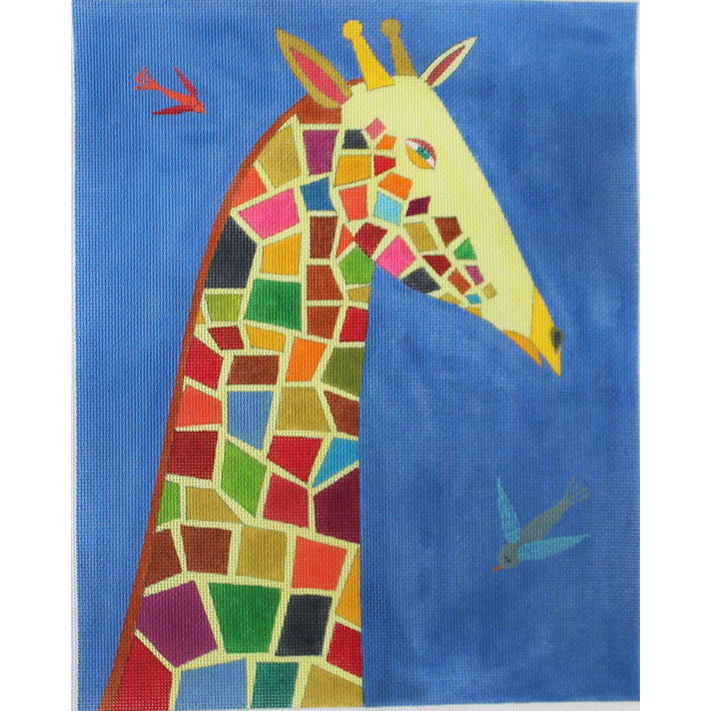 Colorful Giraffe by Melanie