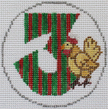 Load image into Gallery viewer, 12 DAYS OF XMAS EASY STITCH: 3 FRENCH HEN
