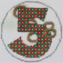 Load image into Gallery viewer, 12 DAYS OF XMAS EASY STITCH: 5 GOLDEN RINGS
