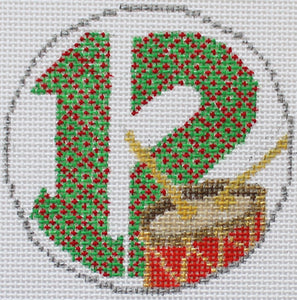 12 DAYS OF XMAS EASY STITCH: 12 DRUMMERS