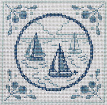Load image into Gallery viewer, SAIL BOATS IN BLUES : AC 190
