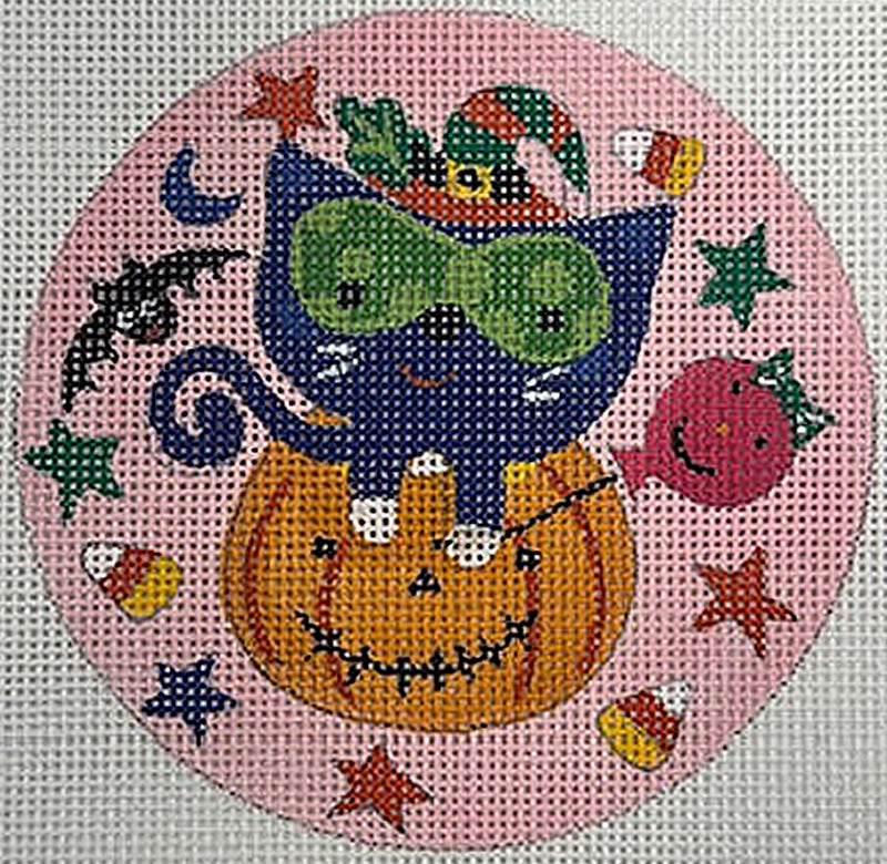 Trick or Treat Cat Ornament --CB 1212