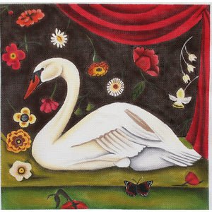 Floral Swan