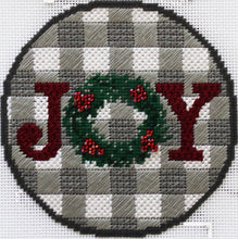 Load image into Gallery viewer, Gingham ornament - SNOW
