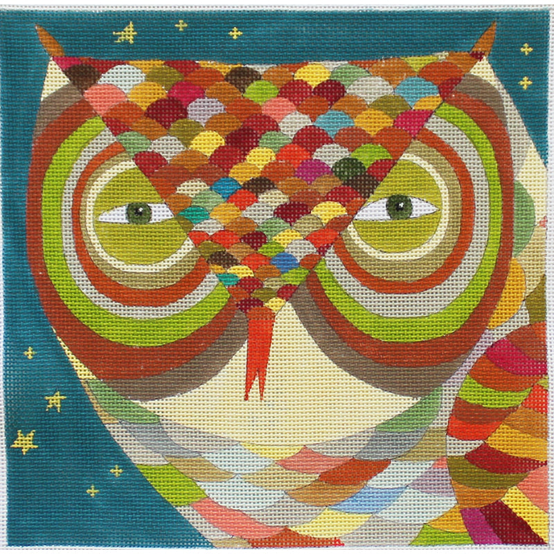 Colorful Owl by Melanie