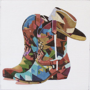 Cowboy Boots & Hat