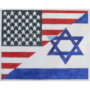 Tallis: American & Israeli Flags
