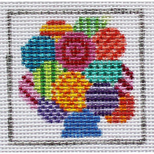 Load image into Gallery viewer, Bag Tags: Peacock on 18 mesh -SU 576-18

