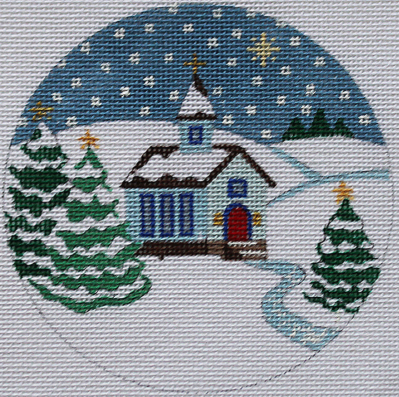 Country Church ornament