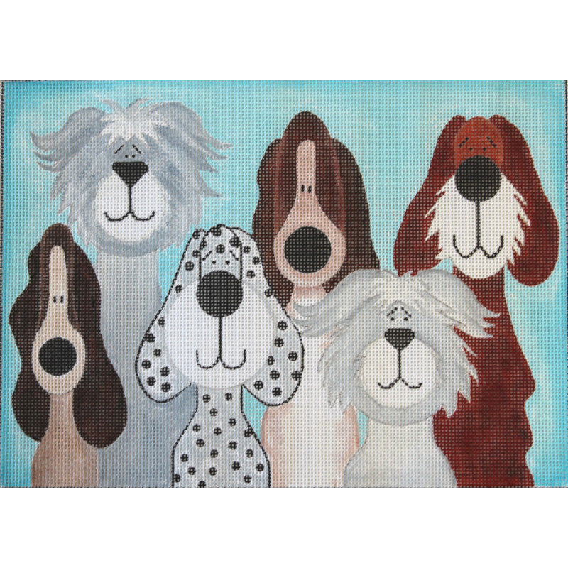 Six Whimsical Dogs