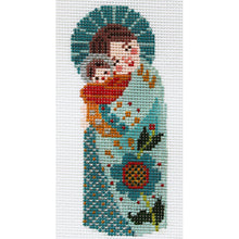 Load image into Gallery viewer, The Nativity Series in Teal: Mary &amp; Jesus
