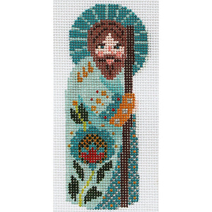 The Nativity Series in Teal: Joseph