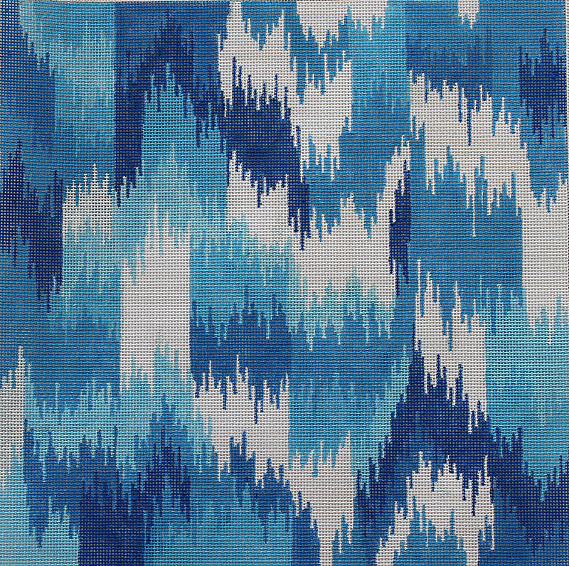 IKAT VII: Flame in Blues