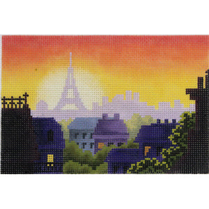 Rooftops of Paris Postcard