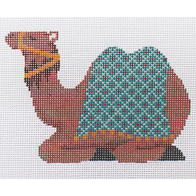 The Nativity Series in Teal: Camel