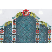 Load image into Gallery viewer, The Nativity Series in Teal: Creche center panel

