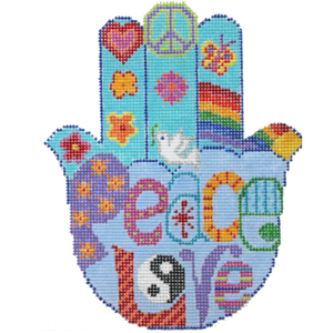 Hamsa:  Peace & Love Rainbow