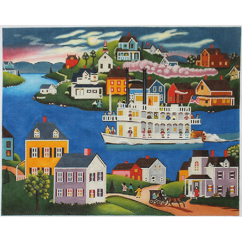 Riverboat cruise PLD Needlepoint Designs